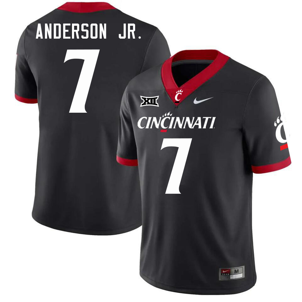 Cincinnati Bearcats #7 Sammy Anderson Jr. Big 12 Conference College Football Jerseys Stitched Sale-Black